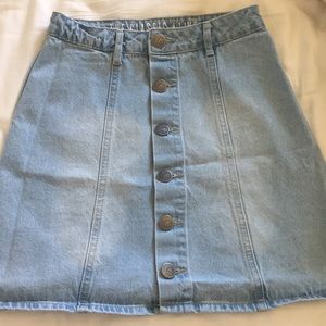 Cotton On A-Line Denim Skirt